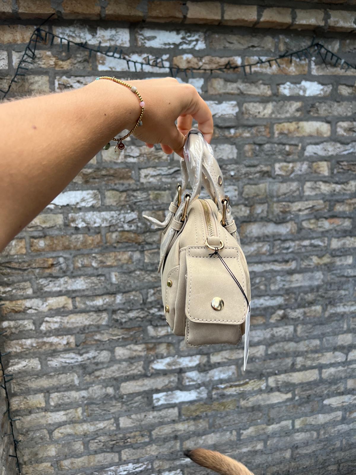 Mini Satchel - Stone Beige
