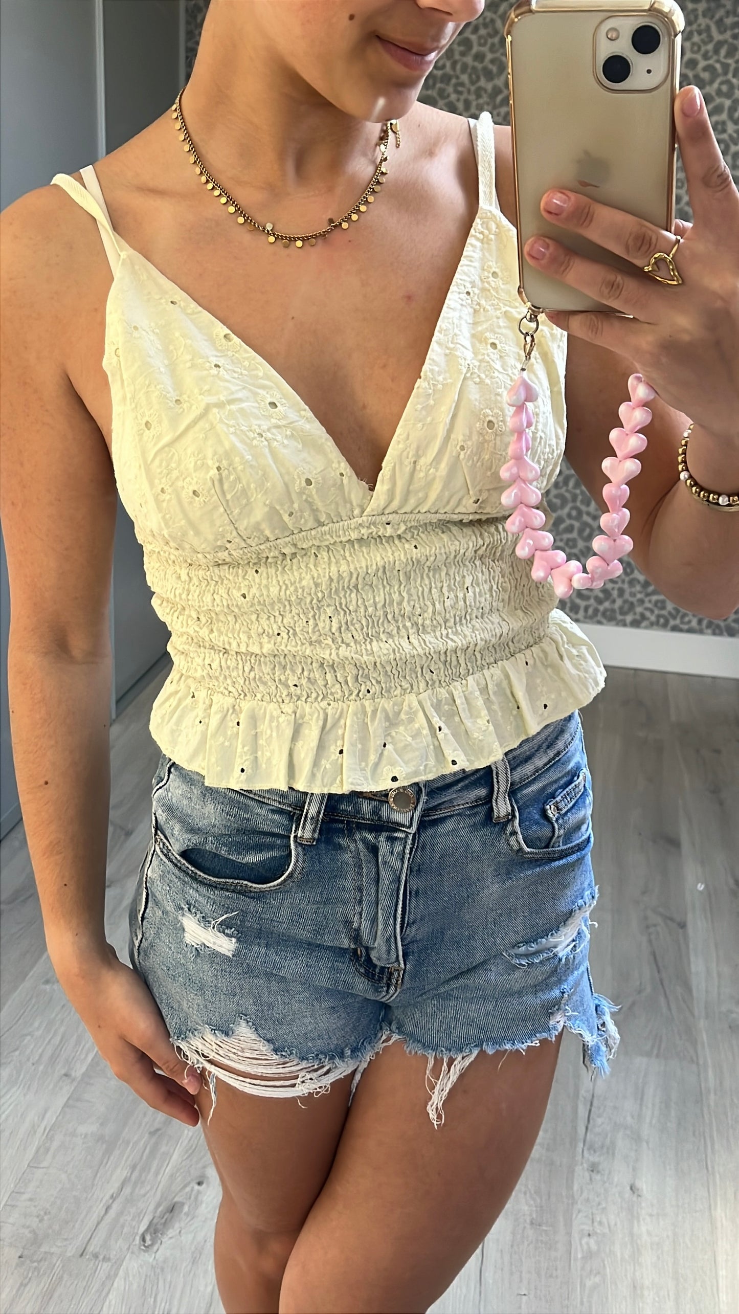 lace top - butter yellow