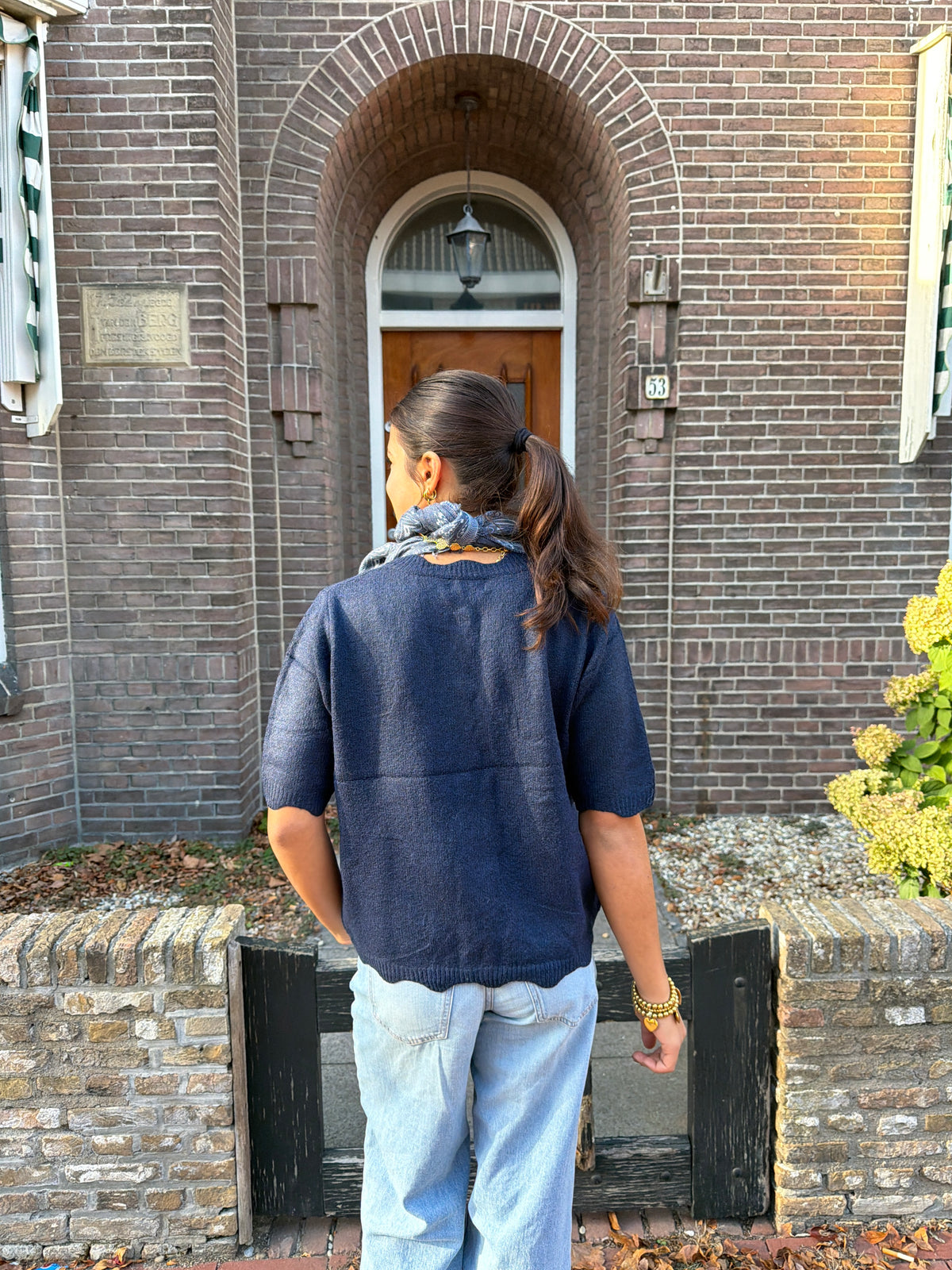 Knitwear Eden - Navy Blauw
