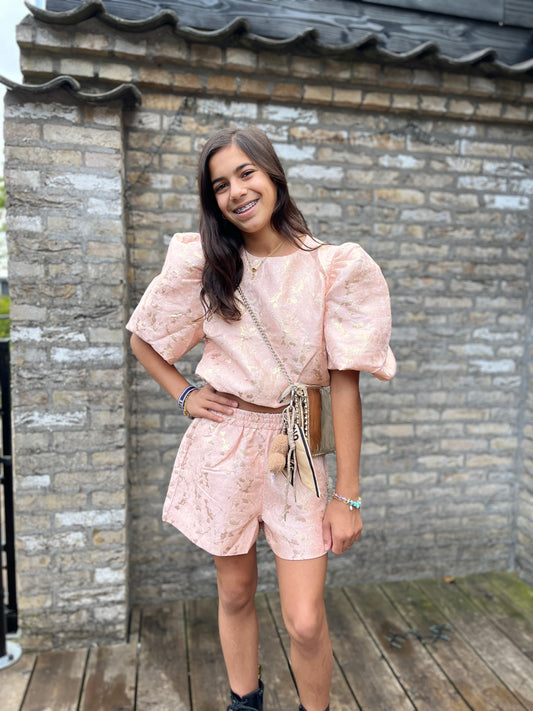 Flowy short - roze