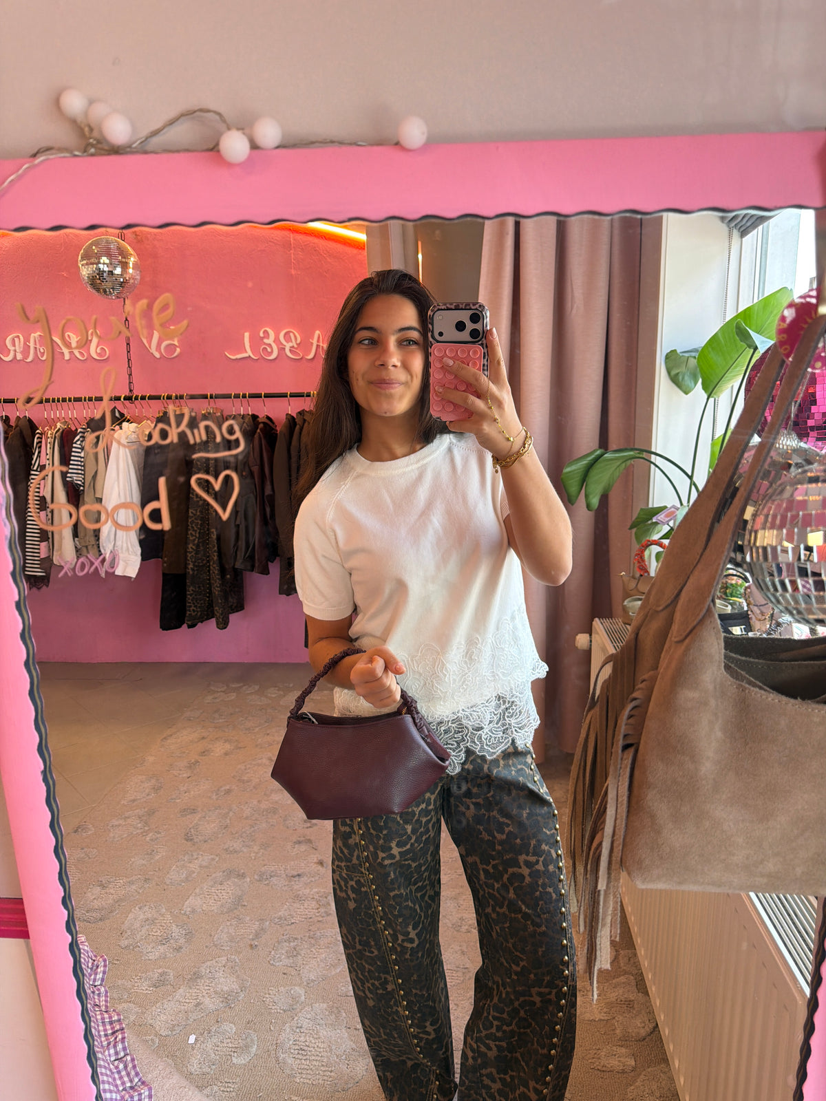 Lace Tee Zoe - Wit