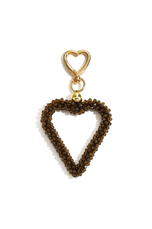 Keychain Heart Casual Crystal Daily Accessories