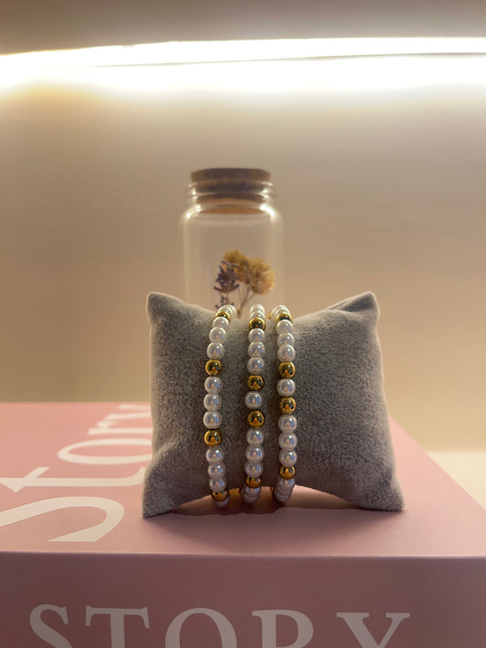 “Pearl” Kralen Armband Parel