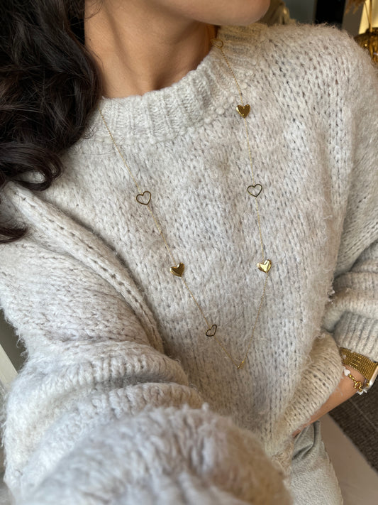 “Harten” Lange Ketting