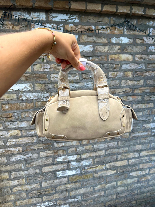 Mini Satchel - Stone Beige