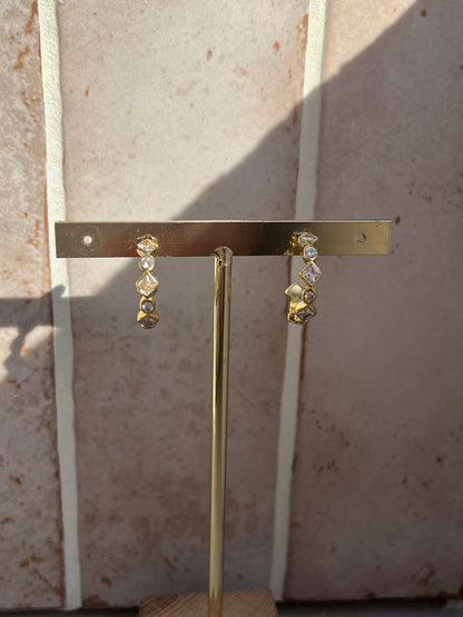 “Lumiêre” Light Hoops Cristal