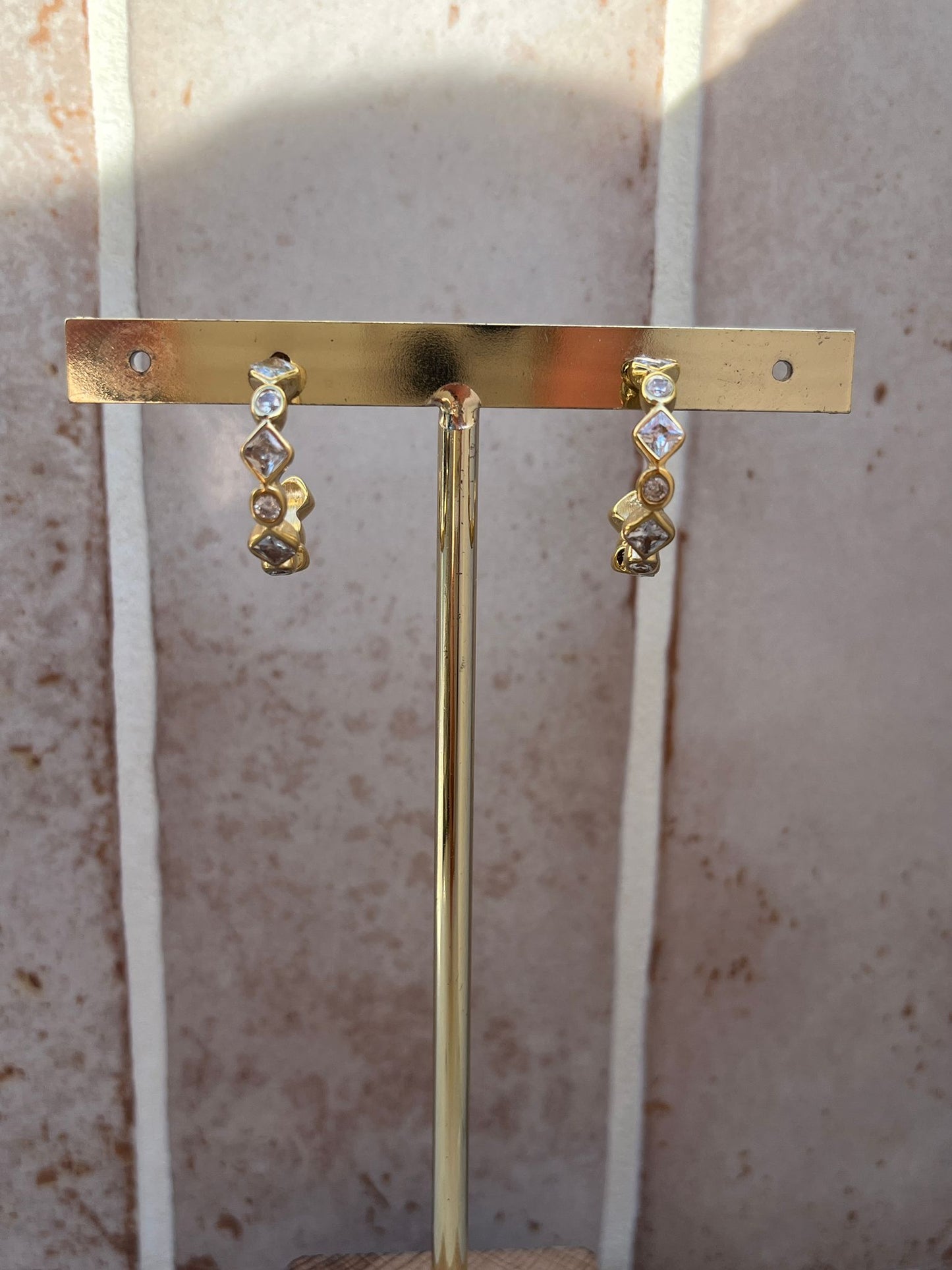 “Lumiêre” Light Hoops Cristal