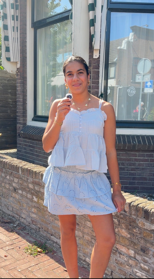 Topje Olivia - Softy Blue