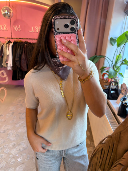 Soft Knit Tee - Beige