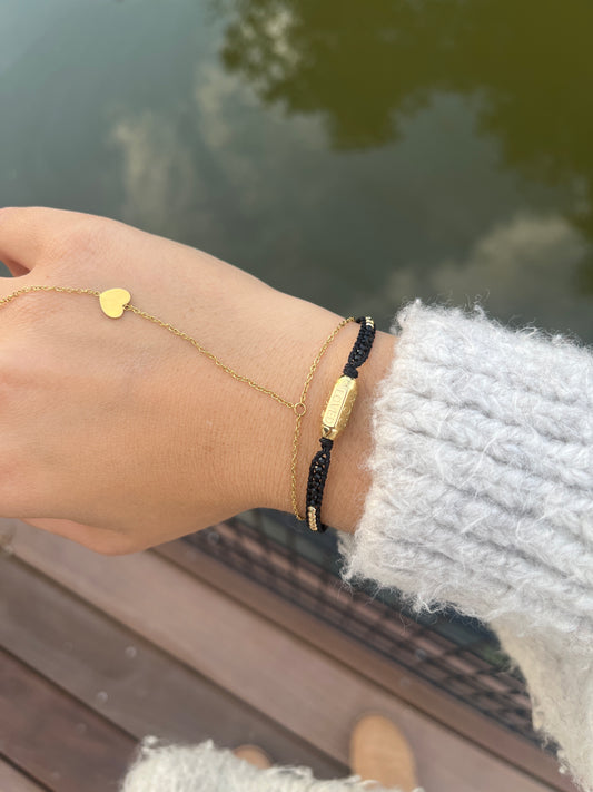 “You are loved” Schuifarmband