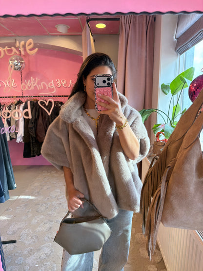 Fluffy Crush jacket - Beige