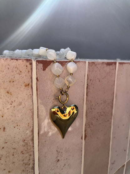 “Eye Catcher” Statement Boeislot Ketting Met Hart