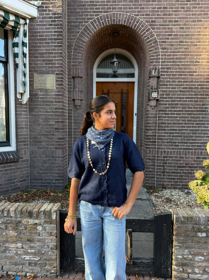 Knitwear Eden - Navy Blauw