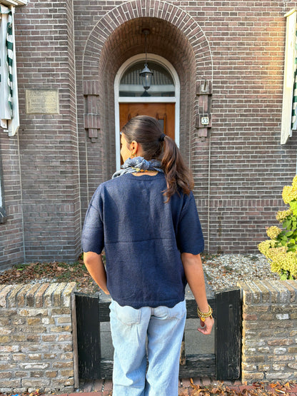 Knitwear Eden - Navy Blauw