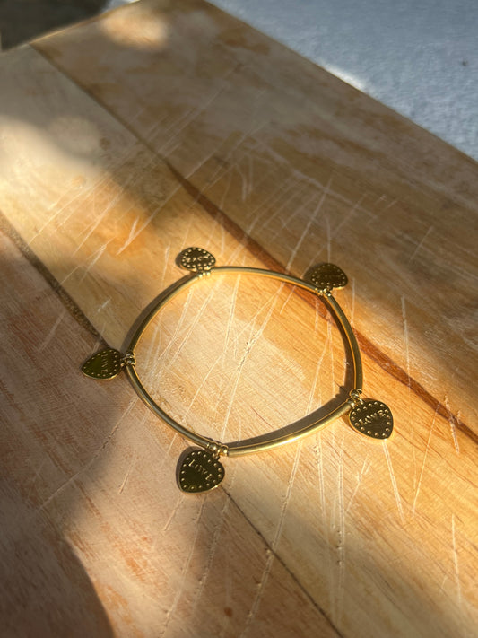 “Luxury” Bedel Armband Harten Mix