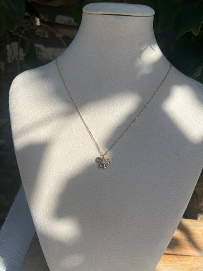 “Shiny Bow” Strikjes Ketting